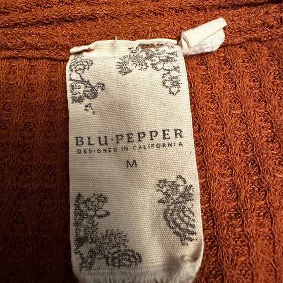 Blu Pepper Brown Casual Button Down Shirt - Picture 2 of 2